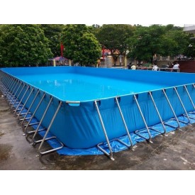 Bể bơi lắp ghép ngoài trời kích thước 5m x 10m