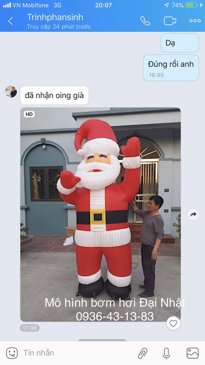 Hình nộm Ông già noel