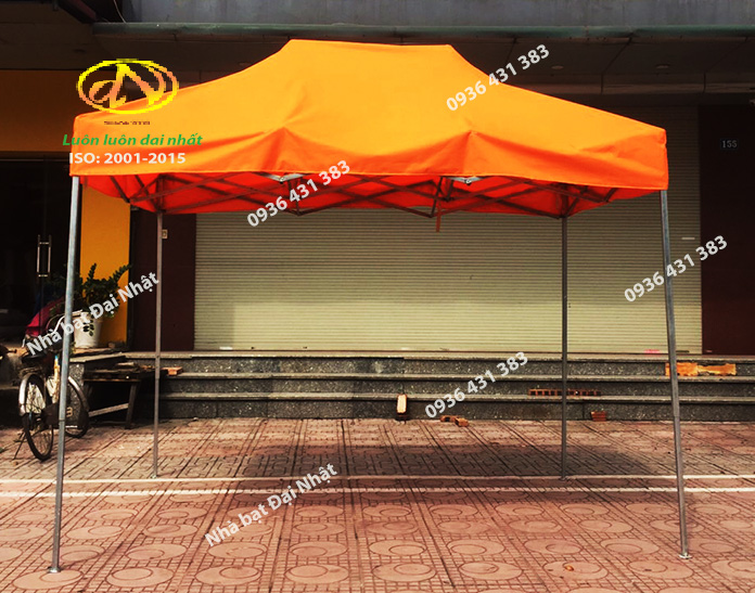 Nhà bạt di động màu cam 