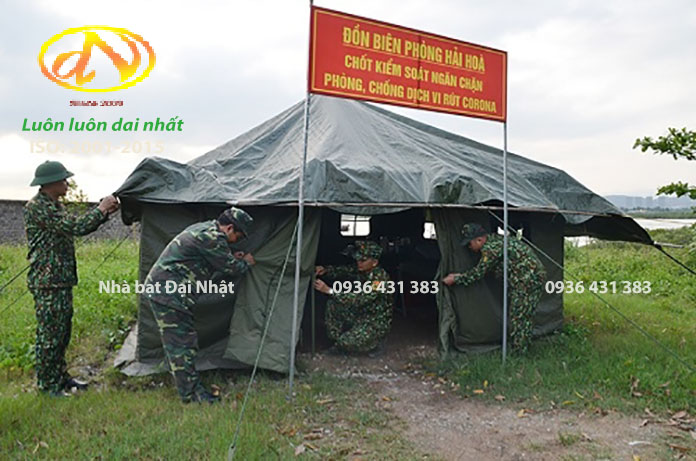 cách  dựng  nhà  bạt  trung  đội