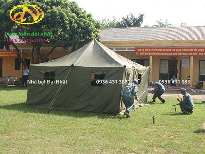 Lắp dựng nhà bạt trung đội