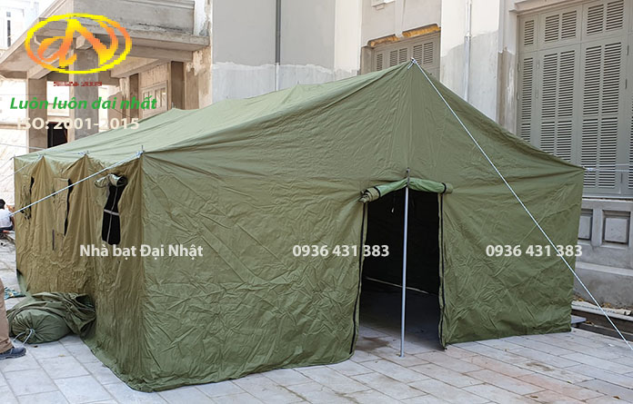 Nhà bạt quân đội trơn 