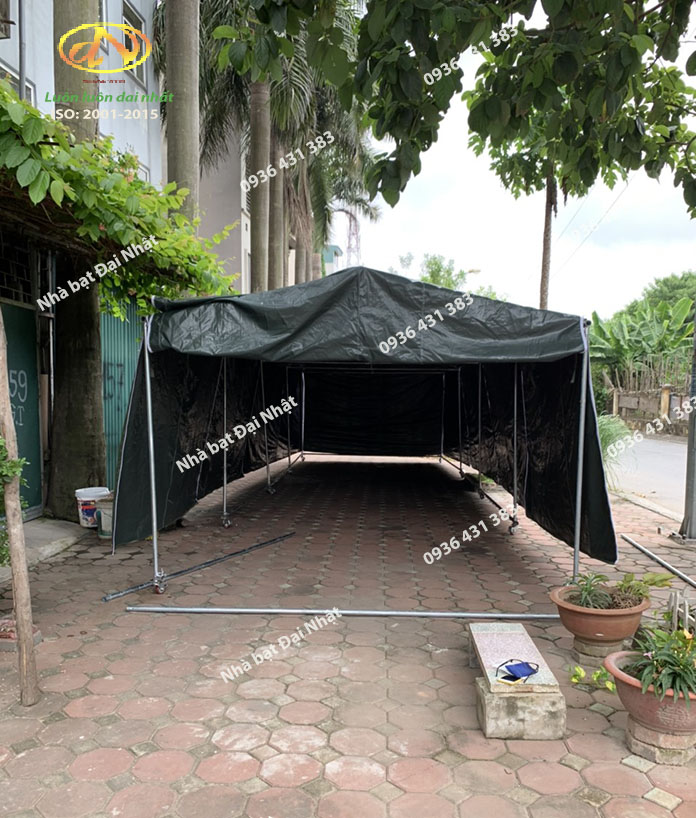 Nhà  bạt  trụ tròn