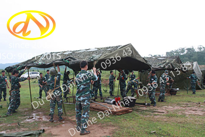 Cách dựng nhà bạt trung đội 