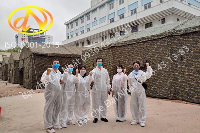 Nhà bạt dã chiến - xây dựng bệnh viện dã chiến bằng nhà bạt