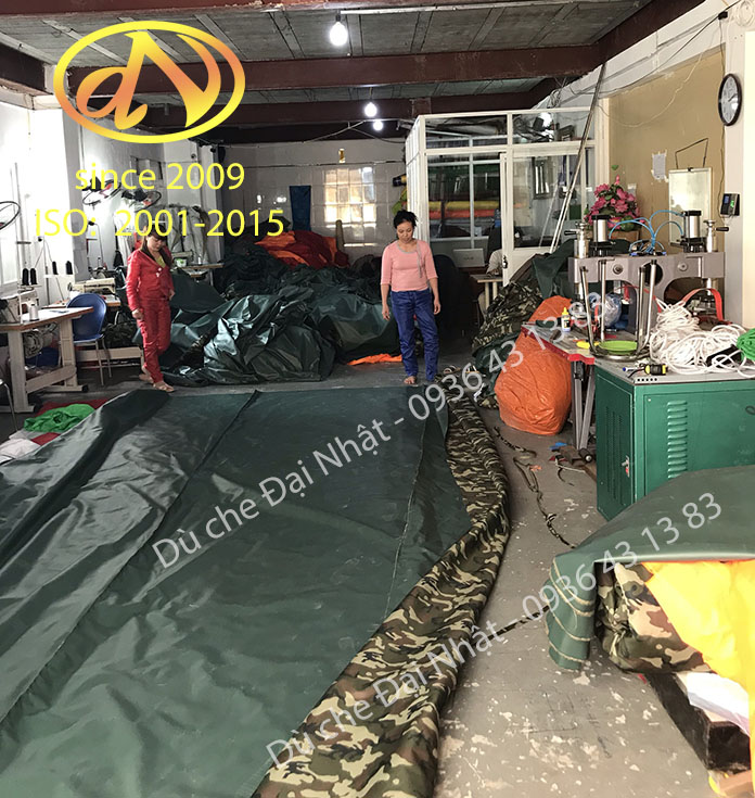 Vải bạt dù quân đội