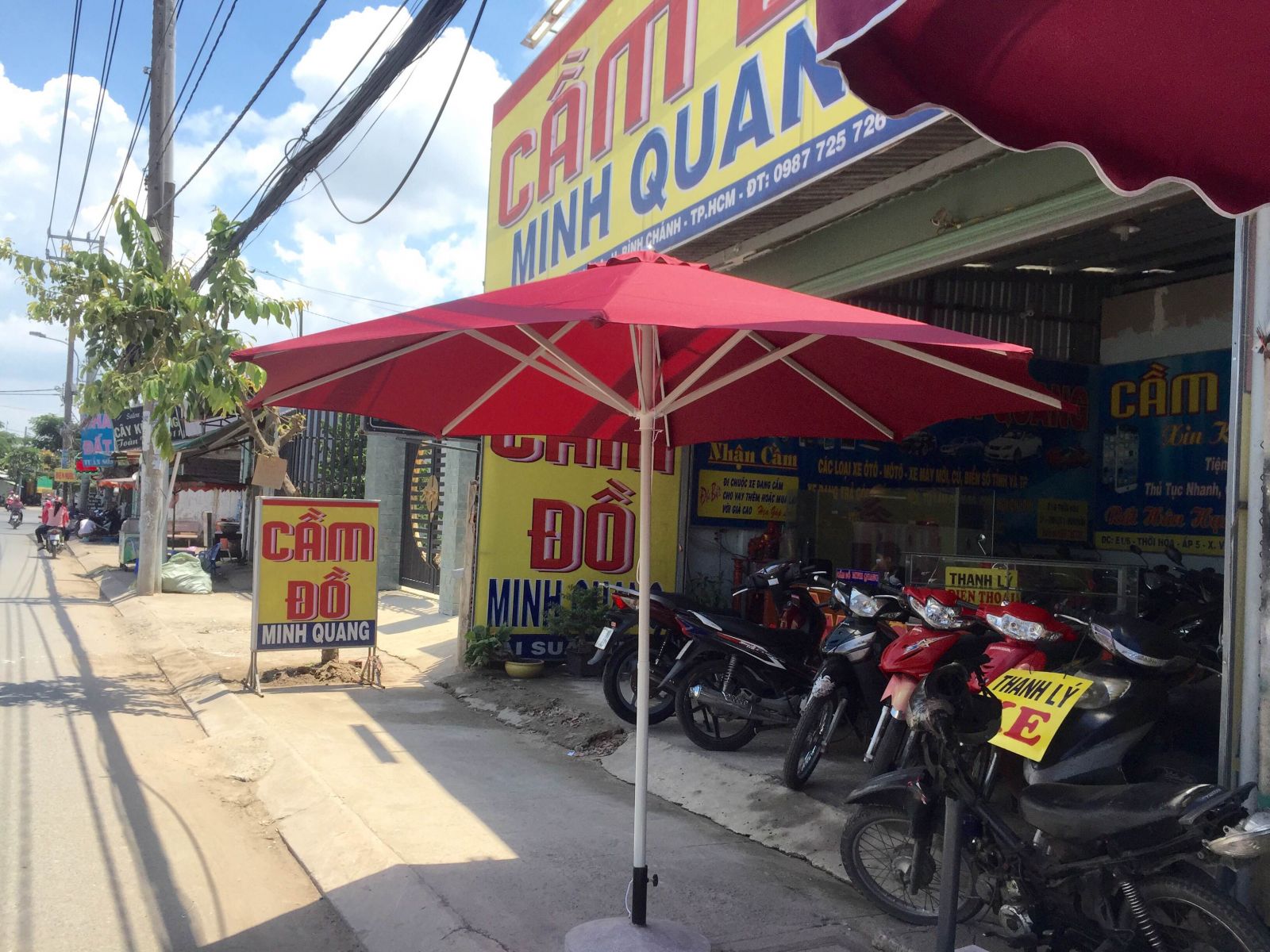 100 mẫu dù che mưa nắng quán cafe tốt nhất