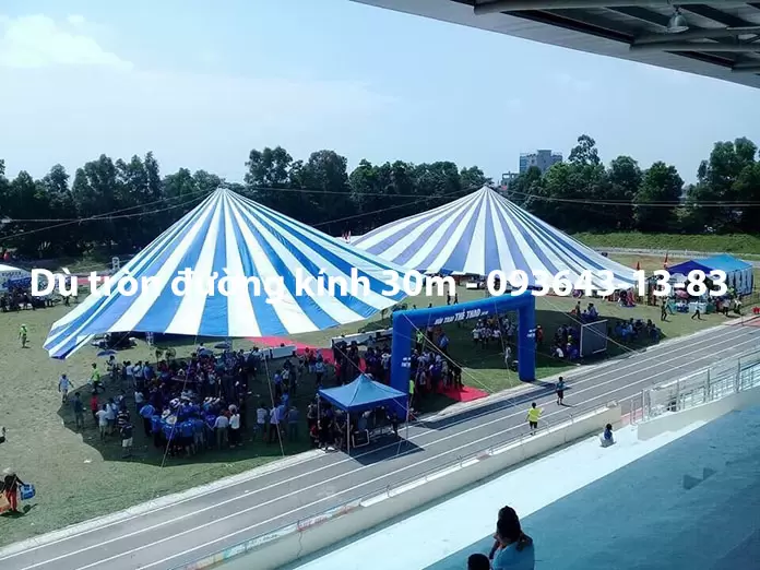 Bảng báo giá dù che mưa nắng sân trường tại Hà Nội