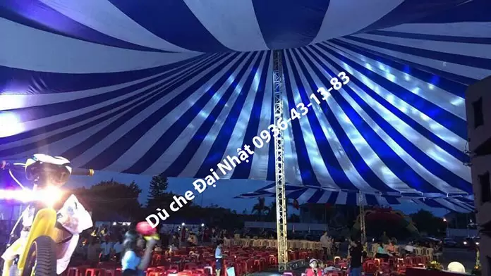 Bảng báo giá dù che mưa nắng sân trường tại Hà Nội