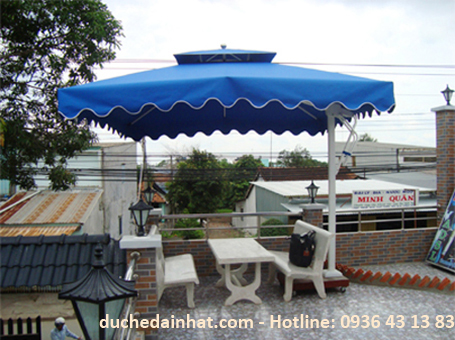 DÙ LỆCH TÂM VUÔNG 3,5M X 3,5M