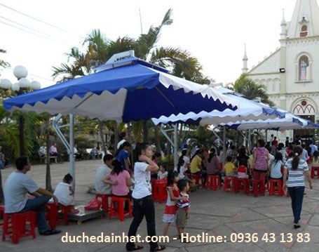 DÙ LỆCH TÂM VUÔNG 3,5M X 3,5M