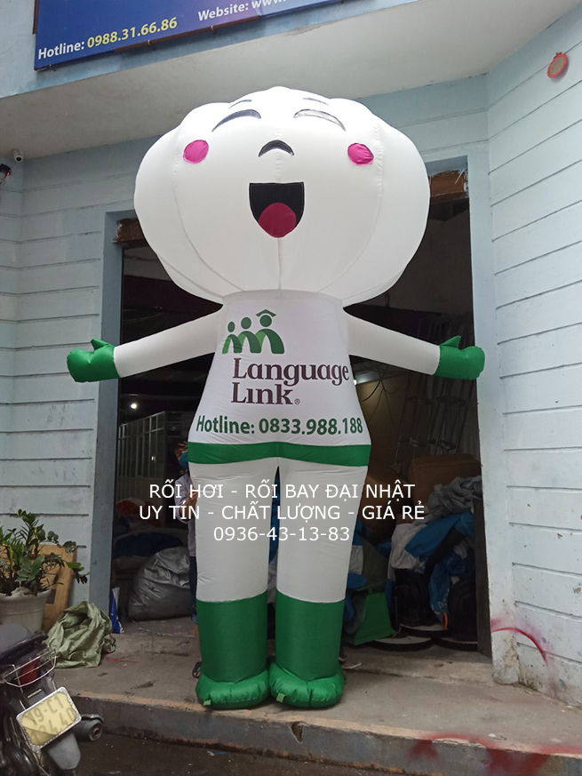 rối hơi quảng cáo