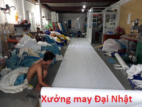 xưởng sản xuất dù