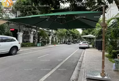 Bảng giá dù che nắng ngoài trời giá rẻ tại Hà nội