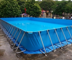 Bể bơi lắp ghép ngoài trời kích thước 5m x 10m