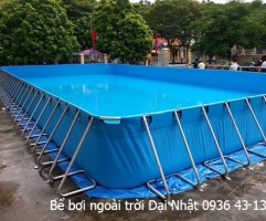 Bể bơi lắp ghép ngoài trời kích thước 3mx6m