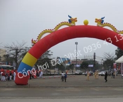 Cổng hơi có rồng 15m