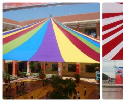 Cơ sở sản xuất dù che sân trường ở Hà Nội, Tp Hồ Chí Minh.
