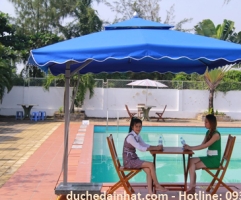Dù lệch tâm vuông 3m