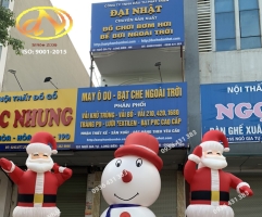 Hình nộm Ông già Noel cao 4,5m