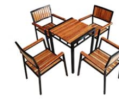 Bàn ghế cafe ngoài trời