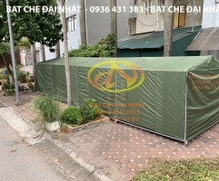 NHÀ BẠT DÃ CHIẾN 30M2 - SẢN  XUẤT  MAY  BẠT  THEO  YÊU  CẦU