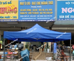 NHÀ BẠT DI ĐỘNG 3mx3m - MÀU XANH dương