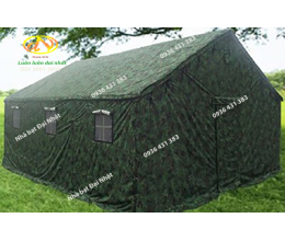 NHÀ BẠT TIỂU ĐỘI 15M2 - VẢI BẠT RẰN RI 