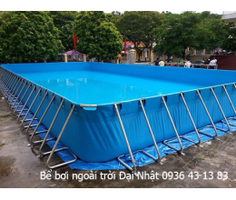 Bể bơi lắp ghép ngoài trời kích thước 3mx6m