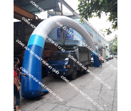 Cổng hơi tròn đường kính 10m