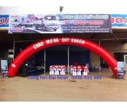 Cổng hơi trơn 8m