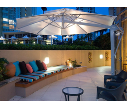 Dù lệch tâm tròn 2,5m x 2,5m.