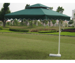 Dù vuông lệch tâm xanh 