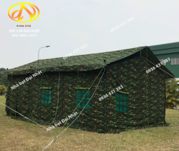 NHÀ BẠT TRUNG ĐỘI 25m2 - VẢI BẠT RẰN RI