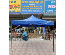 NHÀ BẠT DI ĐỘNG 3mx3m - MÀU XANH dương