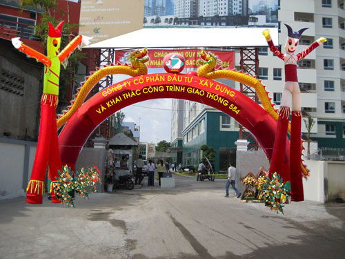 Sản xuất rối hơi rối bay Đại Nhật